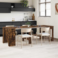 Esstisch 240 x 85 x 75 cm Holzwerkstoff Geräucherte Eiche