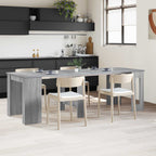 Esstisch 240 x 85 x 75 cm Holzwerkstoff Grau Sonoma