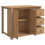 Küchentrolley mit Tür PANAMA 2 pcs Honigwachs 112 x 77 x 90 cm