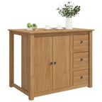 Küchentrolley mit Tür PANAMA 2 pcs Honigwachs 112 x 77 x 90 cm