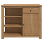Küchentrolley mit Tür PANAMA 2 pcs Honigwachs 112 x 77 x 90 cm