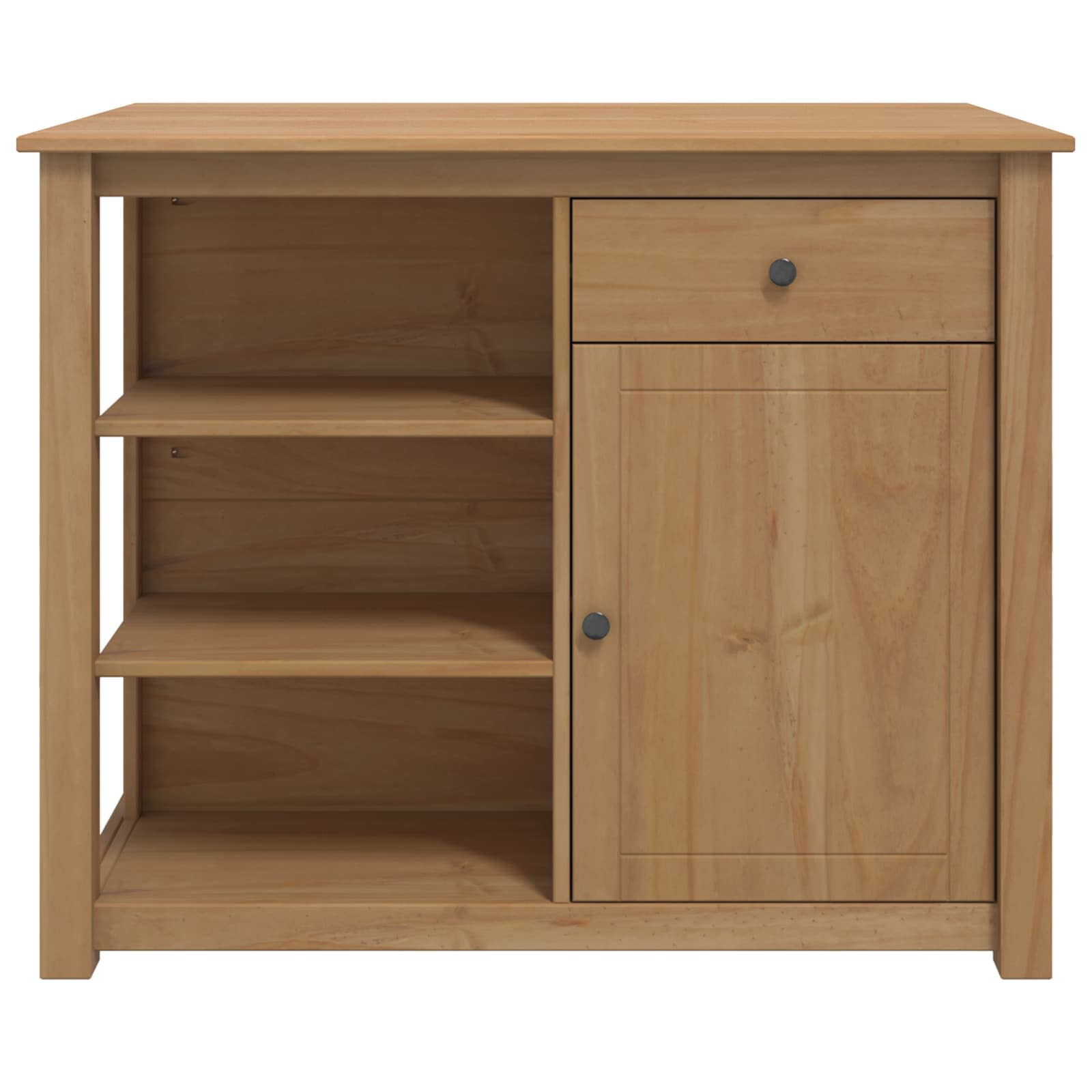 Küchentrolley mit Tür PANAMA 2 pcs Honigwachs 112 x 77 x 90 cm