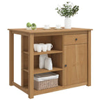 Küchentrolley mit Tür PANAMA 2 pcs Honigwachs 112 x 77 x 90 cm