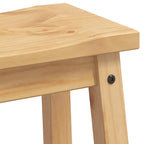 Kücheninsel Set mit Regal 3 pcs Honigwachs Massiv-Kiefer