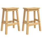 Kücheninsel Set mit Regal 3 pcs Honigwachs Massiv-Kiefer
