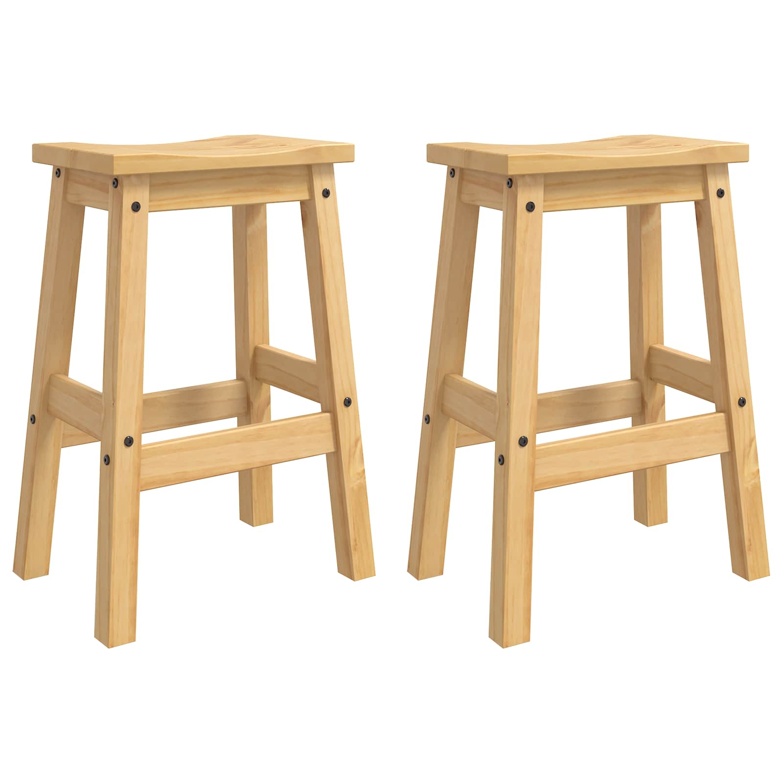 Kücheninsel Set mit Regal 3 pcs Honigwachs Massiv-Kiefer