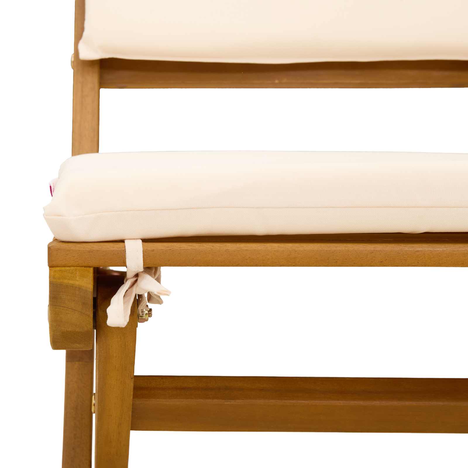 Außen Bistro-Stühle mit Kissen 8 pcs Cremeweiß 38 x 46 x 85 cm