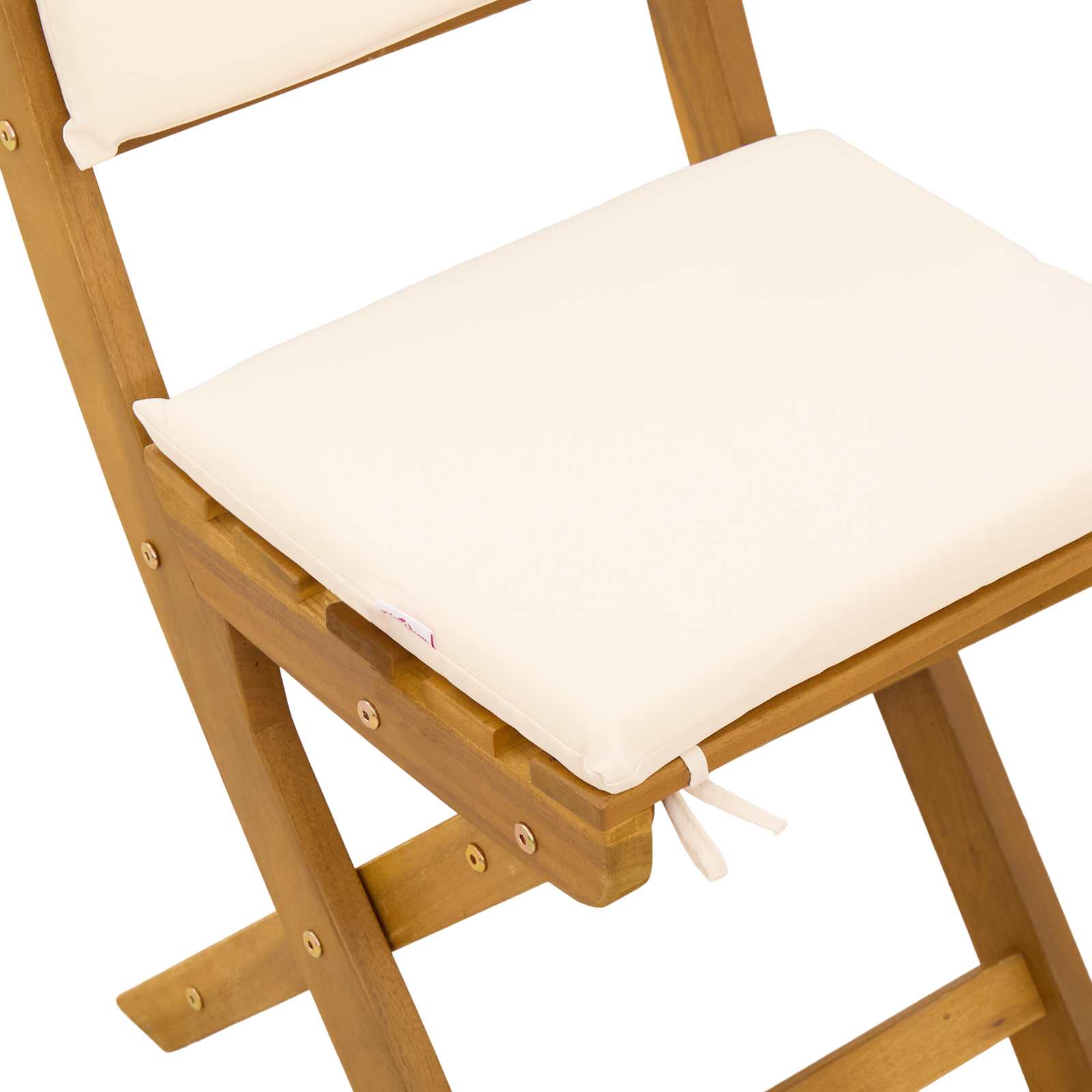 Außen Bistro-Stühle mit Kissen 8 pcs Cremeweiß 38 x 46 x 85 cm