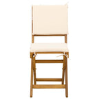 Außen Bistro-Stühle mit Kissen 8 pcs Cremeweiß 38 x 46 x 85 cm