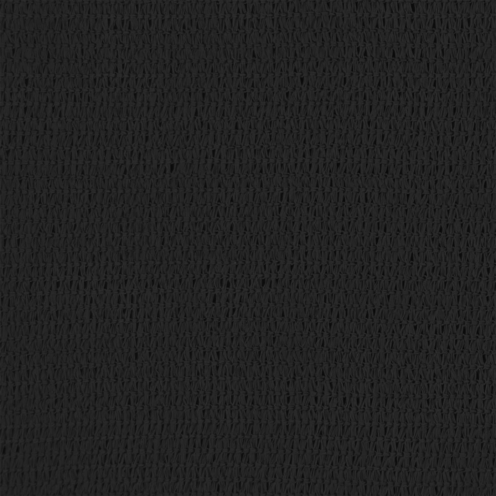 Balkonsichtschutz Schwarz 120 x 800 cm HDPE und Aluminium