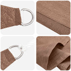 Sonnensegel Taupe 2 x 6 m HDPE