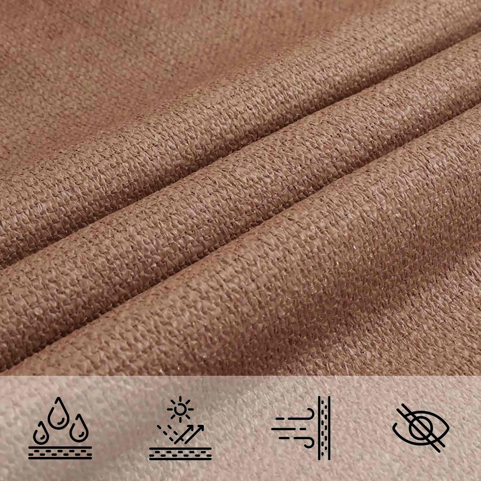 Sonnensegel Taupe 2 x 6 m HDPE