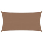 Sonnensegel Taupe 2 x 6 m HDPE