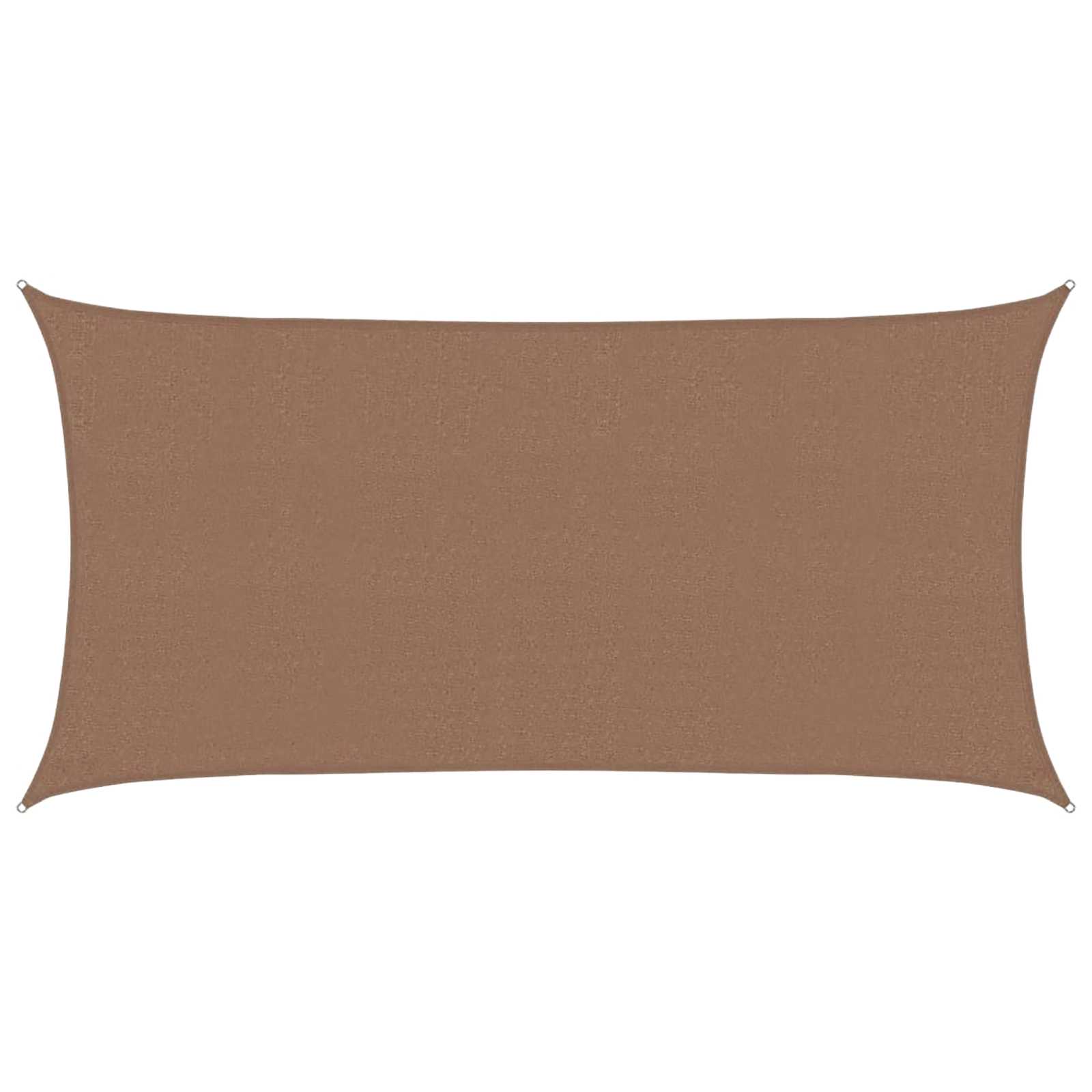 Sonnensegel Taupe 2 x 6 m HDPE