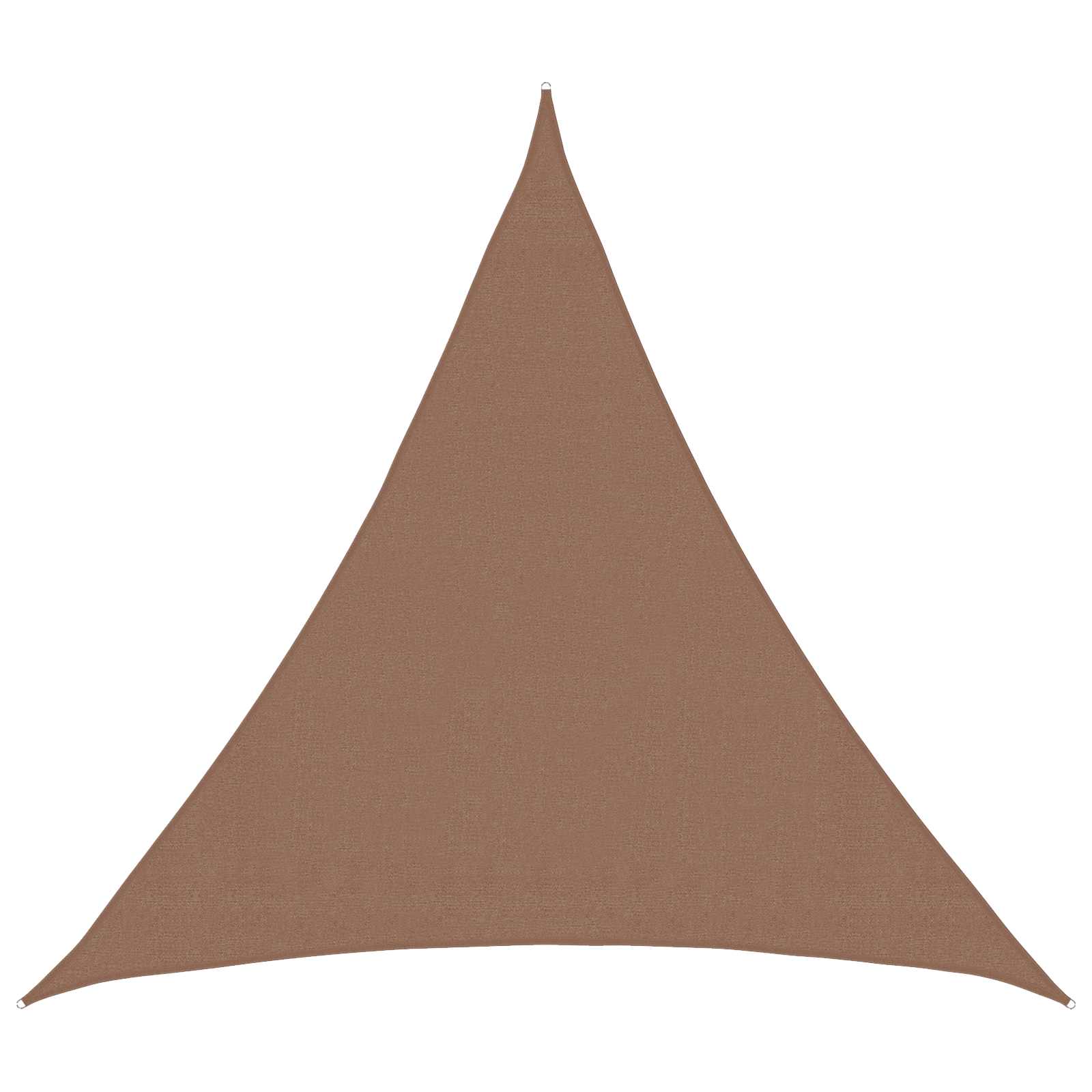 Sonnensegel Taupe 2 x 2 x 2 m HDPE
