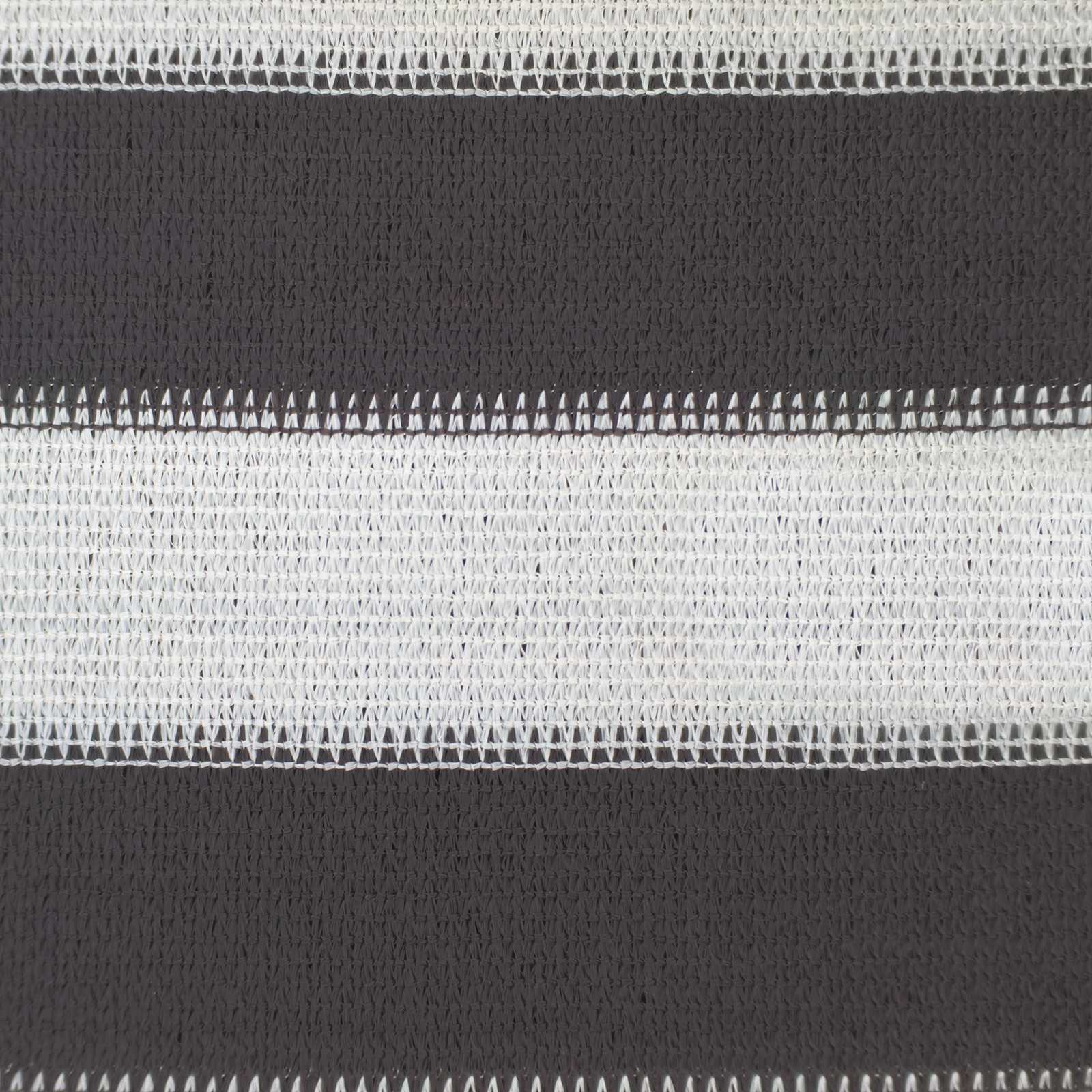 Sonnensegel Anthrazit und Weiß 2 x 2 m HDPE
