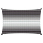 Sonnensegel Anthrazit und Weiß 3 x 4 m HDPE