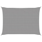 Sonnensegel Anthrazit und Weiß 5 x 8 m HDPE