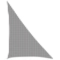 Sonnensegel 4 x 5 x 6,8 m HDPE