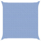 Sonnensegel Blau und Weiß 4 x 4 m HDPE