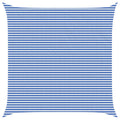 Sonnensegel Blau und Weiß 7 x 7 m HDPE