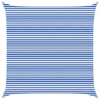 Sonnensegel Blau und Weiß 7 x 7 m HDPE