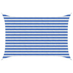 Sonnensegel Blau und Weiß 2 x 3,5 m HDPE