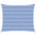 Sonnensegel Blau und Weiß 2,5 x 4 m HDPE