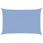 Sonnensegel Blau und Weiß 3 x 5 m HDPE