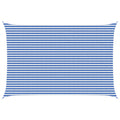 Sonnensegel Blau und Weiß 4 x 5 m HDPE