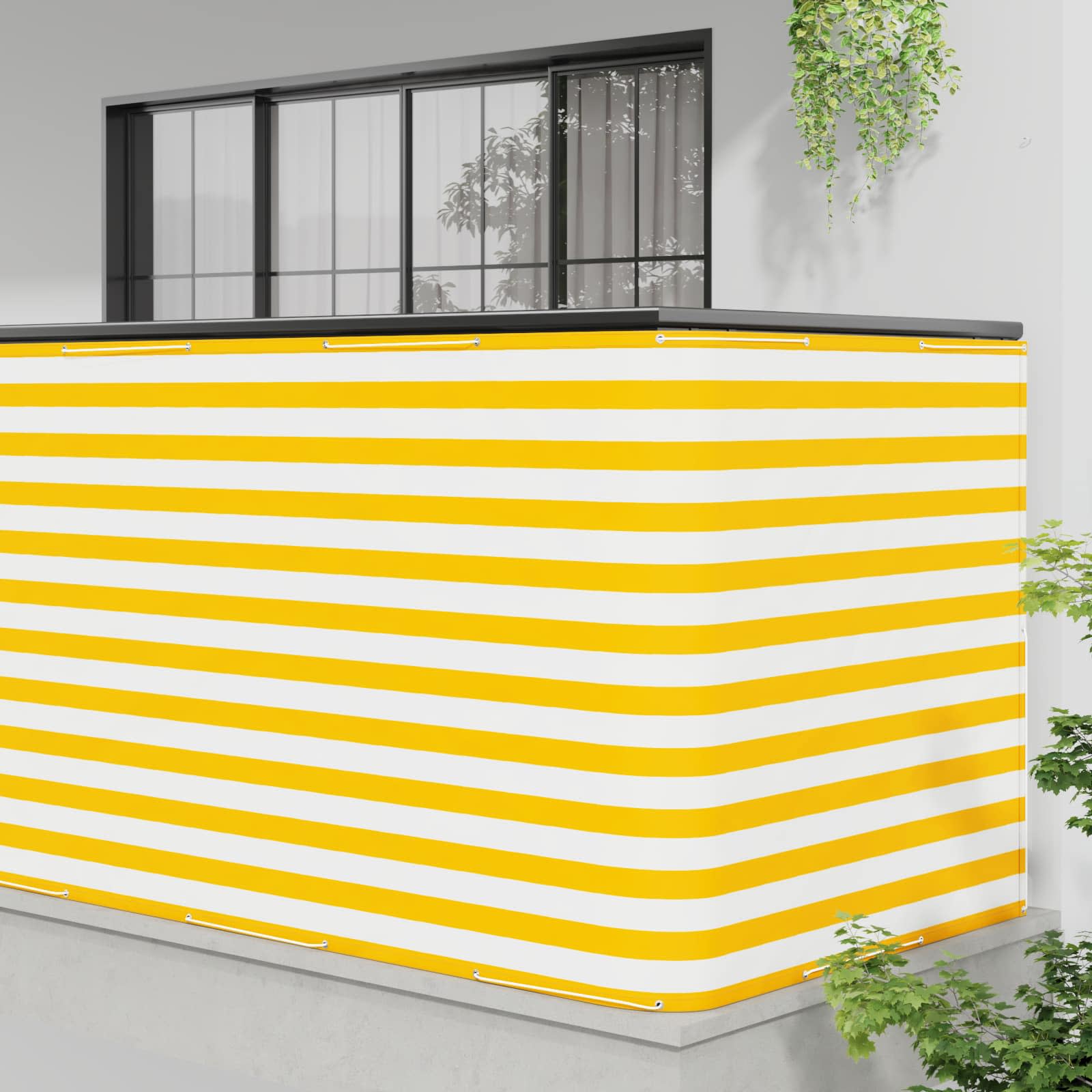Balkon Sichtschutz 150 x 800 cm Stoff mit PU-Beschichtung