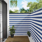 Balkon Sichtschutz 150 x 600 cm Stoff mit PU-Beschichtung