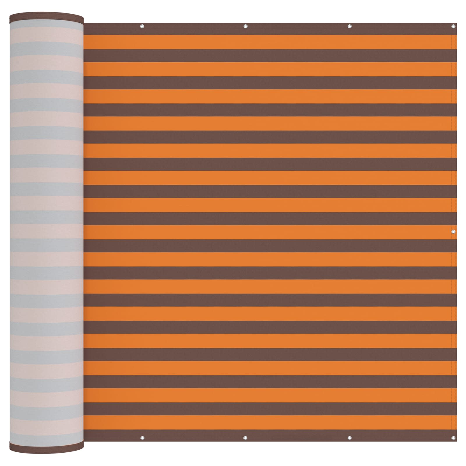 Balkon Sichtschutz 180 x 600 cm Stoff mit PU-Beschichtung