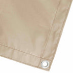 Balkon Sichtschutz 180 x 800 cm Stoff mit PU-Beschichtung Beige