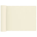 Balkon Sichtschutz 200 x 300 cm Stoff mit PU-Beschichtung Creme