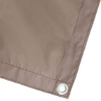 Balkon Sichtschutz 200 x 600 cm Stoff mit PU-Beschichtung Taupe