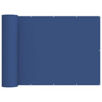 Balkon Sichtschutz 180 x 800 cm Stoff mit PU-Beschichtung Blau