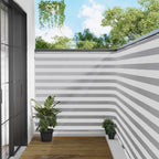 Balkon Sichtschutz 150 x 500 cm Stoff mit PU-Beschichtung