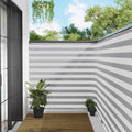 Balkon Sichtschutz 150 x 600 cm Stoff mit PU-Beschichtung
