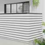 Balkon Sichtschutz 150 x 800 cm Stoff mit PU-Beschichtung
