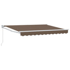 Einziehbare Markise Taupe 3,5 x 2 m