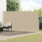 Ausziehbares Seitenmarkise Beige 600 x 180 cm Polyester