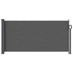 Ausziehbares Seitenmarkise Anthrazit 300 x 100 cm Polyester