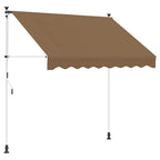 Manuell einziehbare Markise Beige 250 cm