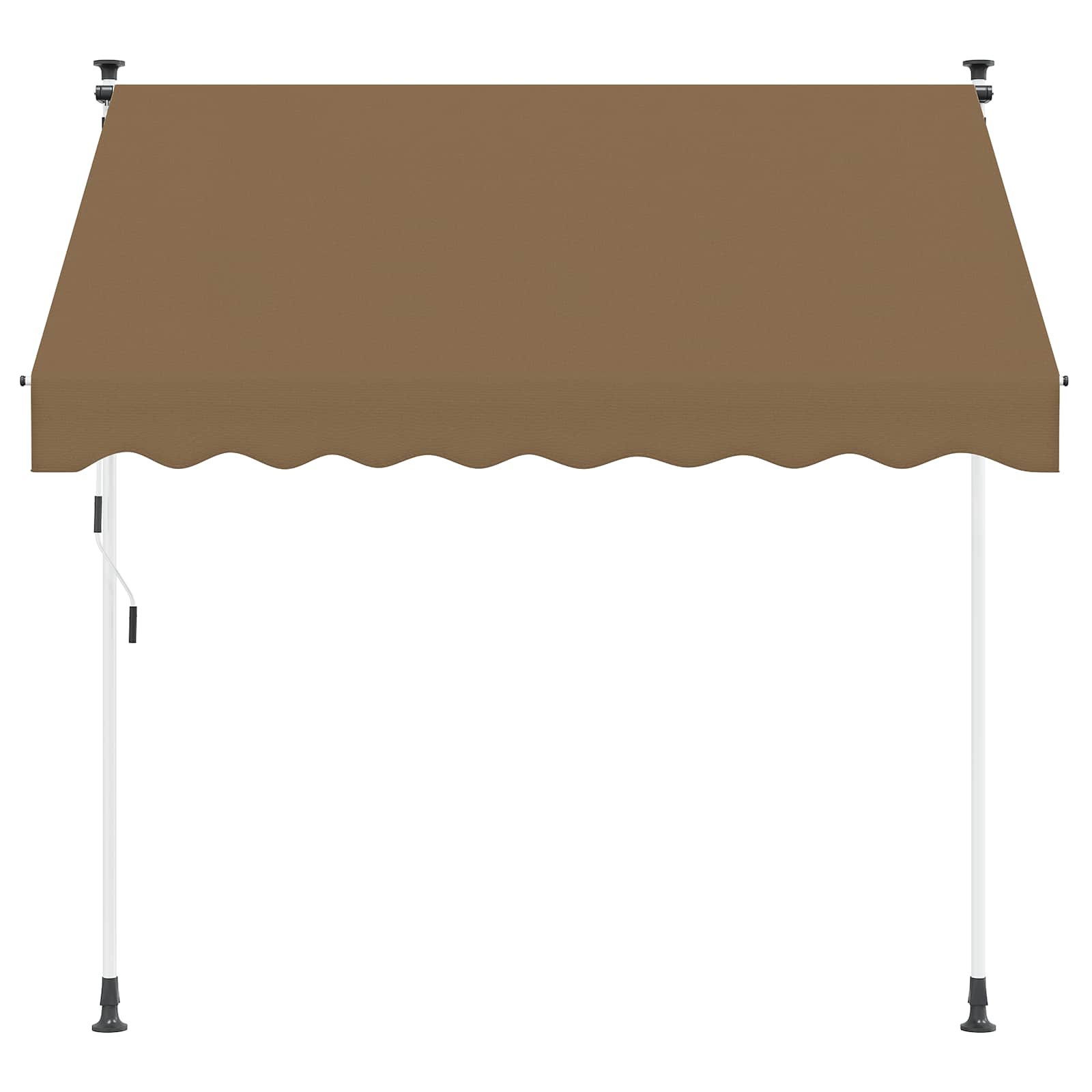 Manuell einziehbare Markise Beige 250 cm