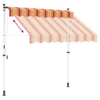 Manuell einziehbare Markise Mehrfarbig 250 x 115 x 300 cm