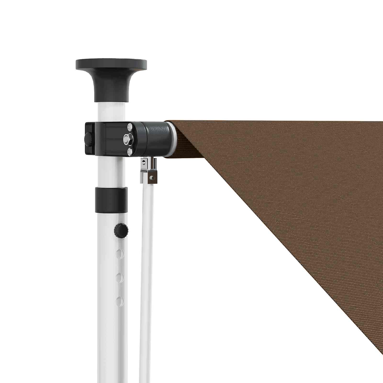 Manuell einziehbare Markise Taupe 150 cm