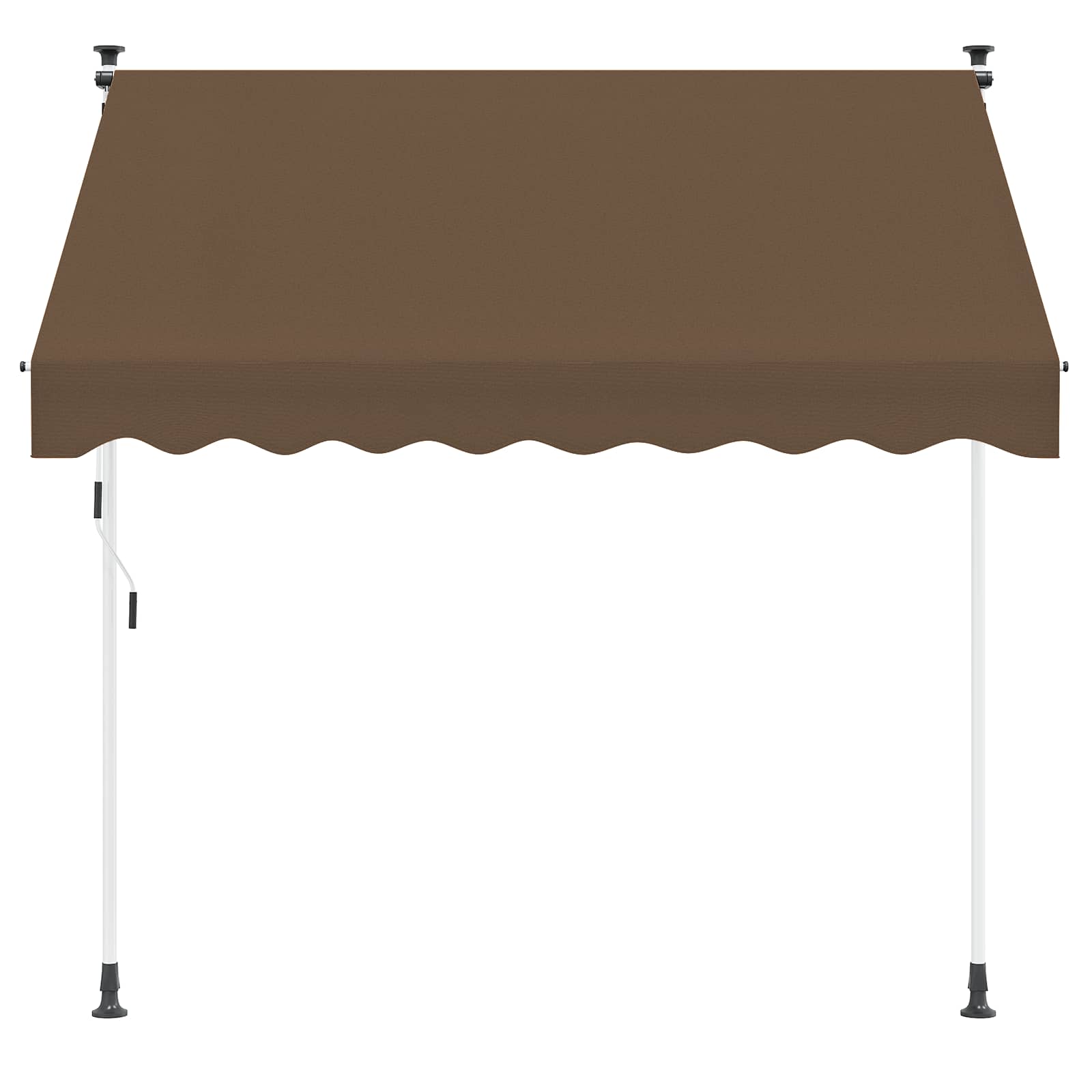 Manuell einziehbare Markise Taupe 200 cm