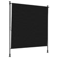 Outdoor Rollo Schwarz 200 x 270 cm