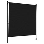 Outdoor Rollo Schwarz 200 x 270 cm